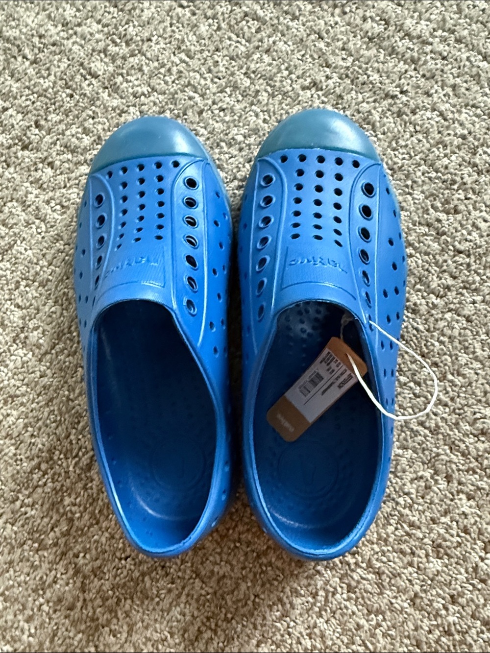 Native Kids Slip-On Water Shoes in Blue